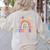 Rainbow Happy Dot Day Shirts Teacher Kids September 15th Women's Sweatshirt Back Print Sand Rainbow Happy Dot Day Shirts Teacher Kids September 15th Women's Sweatshirt Back Print Sand