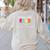 If You Can Read This Thank A Teacher Gratitude Men Women Girls Kids Women's Sweatshirt Back Print Sand