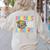 Readers Are Leaders Reading Book Lover Teacher Women Men Kid Women's Sweatshirt Back Print Sand