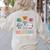 Reading Beats Everything Teacher Rock Paper Scissors Women's Sweatshirt Back Print Sand