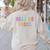 READING ROCKS English Teacher ELA ABCD Read Star Kinder Women's Sweatshirt Back Print Sand READING ROCKS English Teacher ELA ABCD Read Star Kinder Women's Sweatshirt Back Print Sand