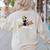 There's Room On My Broom For You Too Teacher Halloween Women's Sweatshirt Back Print Sand There's Room On My Broom For You Too Teacher Halloween Women's Sweatshirt Back Print Sand
