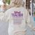 Retiring Teacher Tshirt For Retired Teachers For Men Women Women's Sweatshirt Back Print Sand
