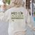 Retro Back To School Women Old Camo Pre-K Teacher Women's Sweatshirt Back Print Sand
