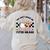 Retro You Can't Scare Me I Teach 5th Grade Teacher Halloween Women's Sweatshirt Back Print Sand