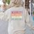 Retro Diversity Equity Inclusion Belonging DEIB Teacher Women's Sweatshirt Back Print Sand Retro Diversity Equity Inclusion Belonging DEIB Teacher Women's Sweatshirt Back Print Sand