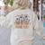 Retro Floral Assistant Principal Shirt For Teachers Day Women's Sweatshirt Back Print Sand
