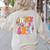 Retro Groovy In My Teaching Era Best Teacher Appreciation Women's Sweatshirt Back Print Sand Retro Groovy In My Teaching Era Best Teacher Appreciation Women's Sweatshirt Back Print Sand