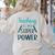 Retro Groovy Teaching Is My Super Power Teacher's Present Men Women Women's Sweatshirt Back Print Sand Retro Groovy Teaching Is My Super Power Teacher's Present Men Women Women's Sweatshirt Back Print Sand