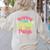Retro Helping Small Hands Do Big Things Teacher Appreciation For Men Women Women's Sweatshirt Back Print Sand Retro Helping Small Hands Do Big Things Teacher Appreciation For Men Women Women's Sweatshirt Back Print Sand