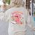 Retro Howdy Partners Cowgirl Cowboy Teacher Back To School Women's Sweatshirt Back Print Sand