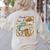 Retro Howdy Pre-K Back To School Western Teacher Women's Sweatshirt Back Print Sand Retro Howdy Pre-K Back To School Western Teacher Women's Sweatshirt Back Print Sand