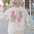 Retro Infant Teacher Vibes Women Daycare Teacher Women's Sweatshirt Back Print Sand Retro Infant Teacher Vibes Women Daycare Teacher Women's Sweatshirt Back Print Sand