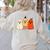 Retro Pencil Ghost Boo Spooky Teacher Halloween Costume Women's Sweatshirt Back Print Sand