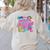 Retro Physical Education Vibes Gym Teacher Phys Ed Teacher Women's Sweatshirt Back Print Sand Retro Physical Education Vibes Gym Teacher Phys Ed Teacher Women's Sweatshirt Back Print Sand