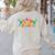 Retro Preschool Cute Dinosaur Preschool Teacher Kids Boys Women's Sweatshirt Back Print Sand