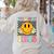 You Got This Retro Smile Motivational Testing Day Teacher Women's Sweatshirt Back Print Sand