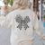 Retro Special Education Squad Coquette Bow SPED Teacher Women's Sweatshirt Back Print Sand