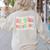 Retro Special Education Squad Groovy Dream Team SPED Teacher Women's Sweatshirt Back Print Sand