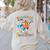 Retro Teaching Is My Superpower Apple Teacher Appreciation Women's Sweatshirt Back Print Sand