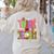 Retro Trick Or Teach Leopard Ghost Halloween Spooky Teacher Women's Sweatshirt Back Print Sand