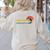 Retro Vintage Boston Terrier Dog Lover Boston Terrier Mom Women's Sweatshirt Back Print Sand