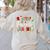 Santas Favorite Teacher Christmas Matching Xmas Men Women Women's Sweatshirt Back Print Sand Santas Favorite Teacher Christmas Matching Xmas Men Women Women's Sweatshirt Back Print Sand