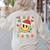 Santas Favorite Teacher Retro Groovy Smile Face Christmas Women's Sweatshirt Back Print Sand Santas Favorite Teacher Retro Groovy Smile Face Christmas Women's Sweatshirt Back Print Sand