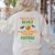 My Scary Social Studies Teacher Costume Halloween Men Women Women's Sweatshirt Back Print Sand