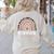 School Psych Teacher School Psychologist Leopard Rainbow Women's Sweatshirt Back Print Sand