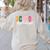 School Psychologist Rainbow Psychology Teacher Women's Sweatshirt Back Print Sand School Psychologist Rainbow Psychology Teacher Women's Sweatshirt Back Print Sand