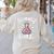 Science Girl Chemistry Biology Student Teacher Women's Sweatshirt Back Print Sand