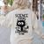 Science Teacher Appreciation Merch -Adults -Youth Grey Classic Fit Modern Science Theme Cartoon Women's Sweatshirt Back Print Sand
