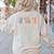 Se Amable Be Kind In Spanish Groovy Teacher Flowers Women's Sweatshirt Back Print Sand Se Amable Be Kind In Spanish Groovy Teacher Flowers Women's Sweatshirt Back Print Sand