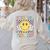 Second Grade Teachers Boys Girls Smile Face 2nd Grade Team Women's Sweatshirt Back Print Sand