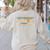 Sedona Women's Sweatshirt Back Print Sand