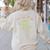 See You Later Teacher Summer Alligator Last Day Of School Women's Sweatshirt Back Print Sand