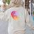 Sign Language Heart ASL For Deaf Teacher Women's Sweatshirt Back Print Sand Sign Language Heart ASL For Deaf Teacher Women's Sweatshirt Back Print Sand