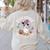 Silly Goose Spooky Teacher Club Halloween Witch Ghost Women's Sweatshirt Back Print Sand