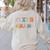 Sixth Grade Dream Team First Day Of 6th Grade Teachers Women's Sweatshirt Back Print Sand
