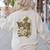 Skeleton Book Floral Skull Halloween Teacher Costume Women's Sweatshirt Back Print Sand Skeleton Book Floral Skull Halloween Teacher Costume Women's Sweatshirt Back Print Sand