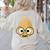 The Smart Seed Good Egg Teacher Halloween Costume Food Group Women's Sweatshirt Back Print Sand