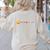 Solar System Teacher Video Games Sun Eating Planets Women's Sweatshirt Back Print Sand