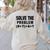 Solve The Problem 9×74 Math Teacher Women's Sweatshirt Back Print Sand Solve The Problem 9×74 Math Teacher Women's Sweatshirt Back Print Sand