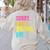 Sorry Can't Quilting Bye Teacher Student Quilting Women's Sweatshirt Back Print Sand Sorry Can't Quilting Bye Teacher Student Quilting Women's Sweatshirt Back Print Sand