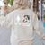 Special Ed Teacher Dabbing Unicorn Teacher Women Women's Sweatshirt Back Print Sand Special Ed Teacher Dabbing Unicorn Teacher Women Women's Sweatshirt Back Print Sand
