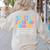 Special Education Team Definition Retro Ed Team Crew Teacher Women's Sweatshirt Back Print Sand