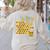 Spelling Bee Kind Positive Kindness Women Teacher Women's Sweatshirt Back Print Sand