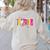 Spooky Halloween Teacher Para Counselor SPED Preppy Boo Kids Women's Sweatshirt Back Print Sand Spooky Halloween Teacher Para Counselor SPED Preppy Boo Kids Women's Sweatshirt Back Print Sand