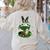 St Patrick's Day Leprechaun Boston Terrier Dog Shamrock For Men Women Kids Women's Sweatshirt Back Print Sand